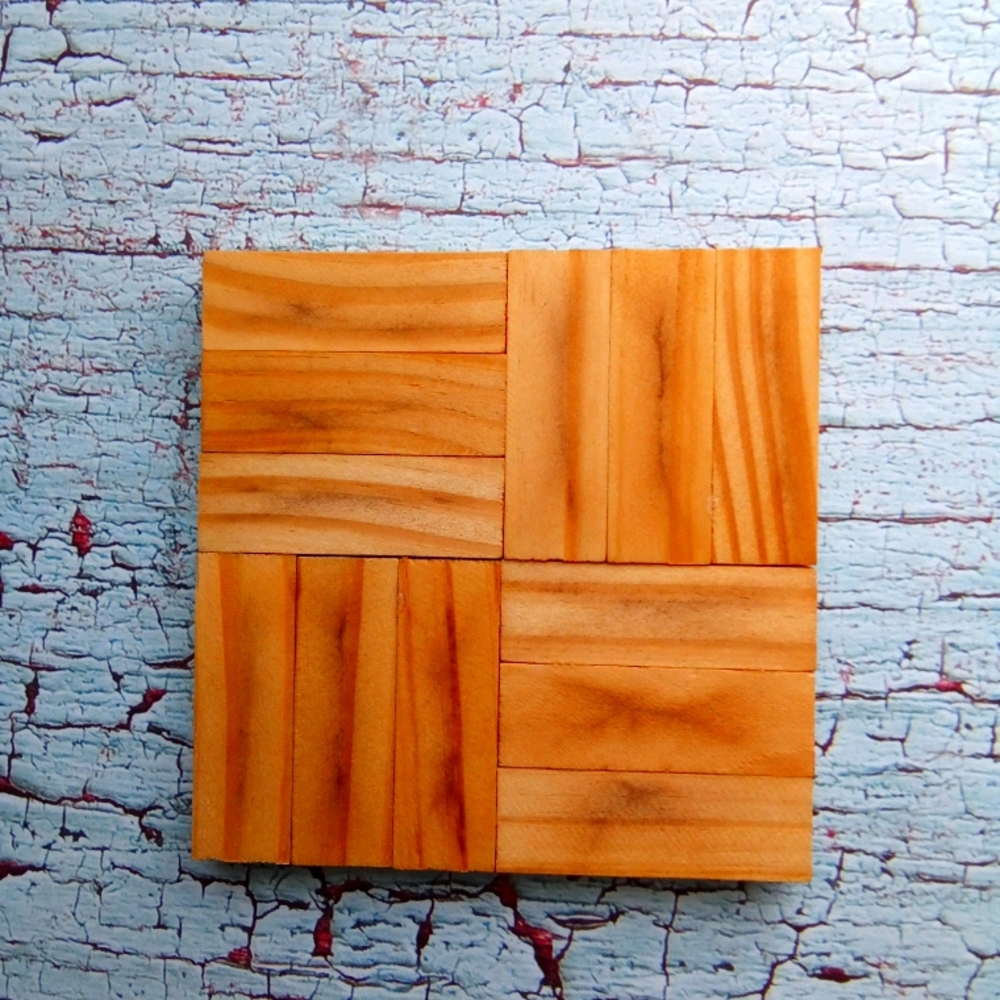 Handmade Natural Coffee Staind Wood Coasters